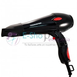Secador de Pelo Profesional Teknikpro New Turbo Elite Plus  2800