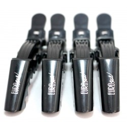 Pinza Cocodrilo Eurostil Profesional Peluqueria Barberia X4