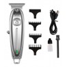 Kit Kemei Patillera Trimmer Metal 1949 + Afeitadora Shaver 1102