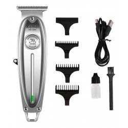 Kemei Kit Corta Pelo Trimmer Metal 1949 + Afeitadora Shaver 2024