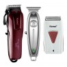 Kemei Kit Cortadora Pelo 2600 + Patillera 1949 + Afeitadora 3382