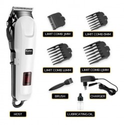 Kemei Kit Cortadora Pelo 809a + Patillera 1949 + Afeitadora 1102