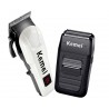 Maquina Cortadora De Pelo + Afeitadora Profesional Kemei Kit