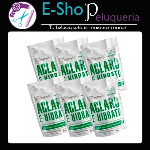 Issue Polvo Decolorante Blanc Nature X 700 Gr Kit X 6 Unidades