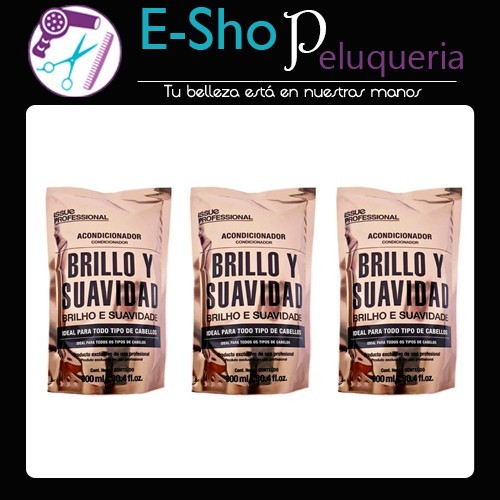Acondicionador Issue Professional Brillo Y Suavidad 900ml Kit X 3 Unidades