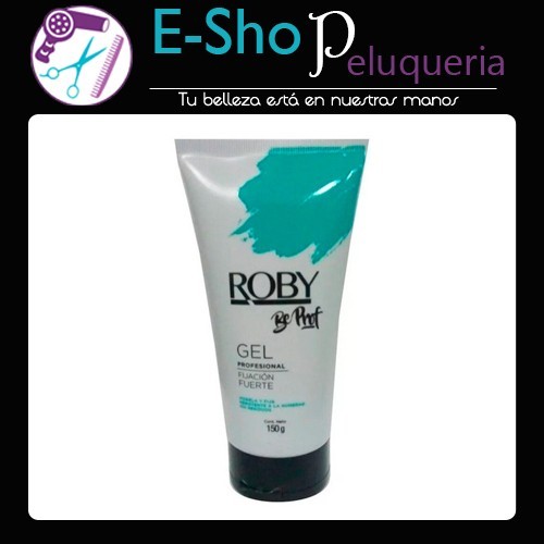 Gel para el Pelo Profesional Roby Be Prof Fijacion Fuerte x 150grs