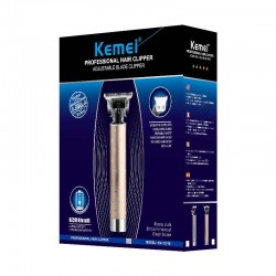Maquina Trimmer Patillera Kemei Barber Skeleton Km-1974b