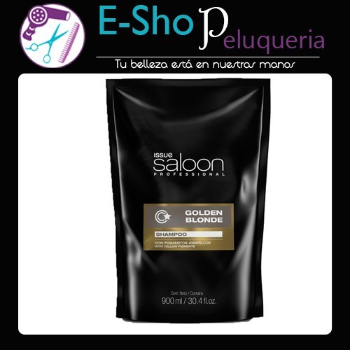 Shampoo Issue Golden Blonde Matizador Cabello Dorado 900 Ml