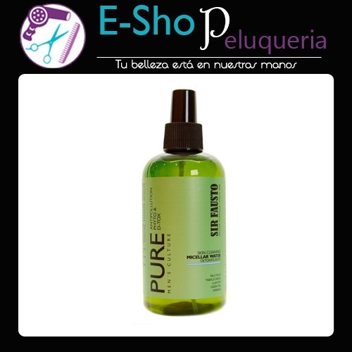 Sir Fausto Pure Micellar Water Detoxificante Limpiador 250ml