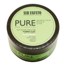 Sir Fausto Pure Hybrid Clay Cera Detox Efecto Áspero 100ml