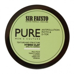 Sir Fausto Pure Hybrid Clay Cera Detox Efecto Áspero 100ml