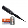 Kit Peine Navaja Plastico 2 Hojas Eurostil + 10 Hojas De Afeitar Treet