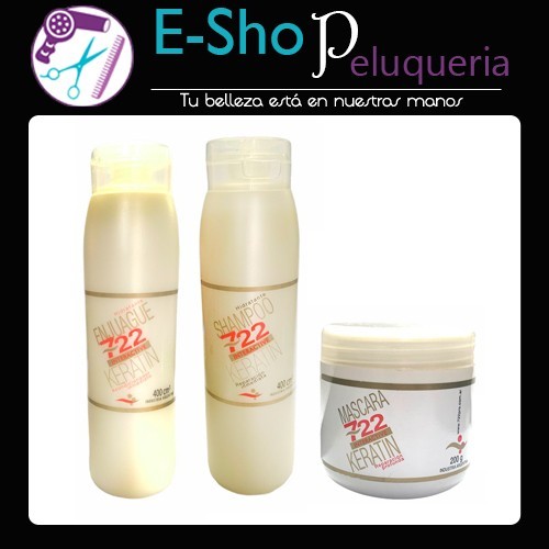 Kit Shampoo + Enjuague + Mascara Reparación Cabello Dañado 722
