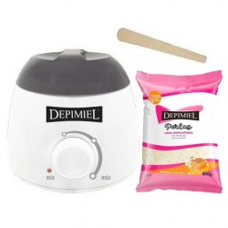 Calentador de Cera Depimiel x 800grs + 800grs Cera Depilatoria Kit