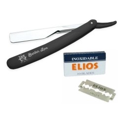Kit Tijera Microdentada Y Pulir 6'' Peluqueria Eurostil + Navaja