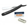 Kit Tijera Microdentada Y Pulir 6'' Peluqueria Eurostil + Navaja