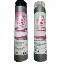 Kit Shampoo Y Acondicionador Keratina Argan Frilayp X 370ml