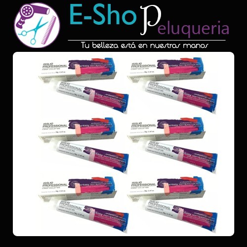 Tintura Issue Professional Cibercolor X70g Kit x 6 Unidades