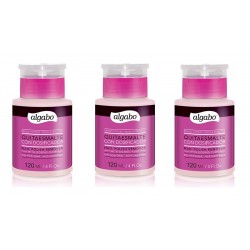 Quitaesmalte Con Dosificador Sin Acetona Algabo 120ml Kit x 3 Unidades