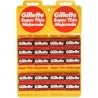 Gillette Super Thin Roja Hojas de Afeitar Blisters X20 Unidades