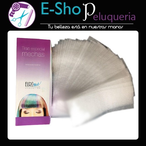 Tiras Especial Mechas 80 unidades . Eurostil Cod 53338