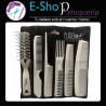 Set Peines Profesionales Eurostil x6 (Blanco)
