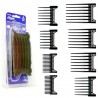Set Peine Guia Alza Oster 8 Piezas Cortadora Pro Power 606