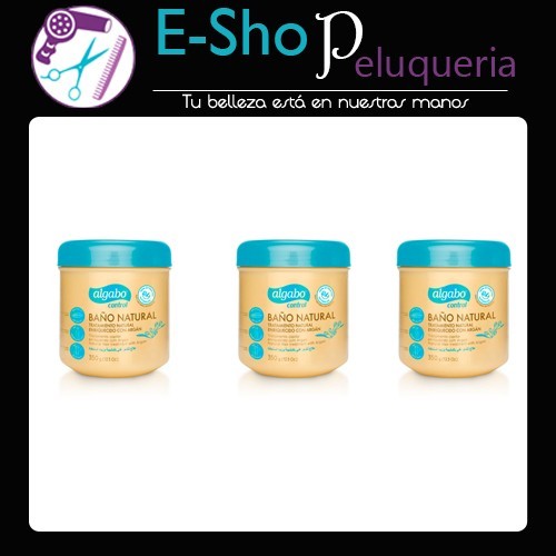 Baño De Crema Nutrición Algabo Natural De Argan X 350grs Kit x 3 Unidades