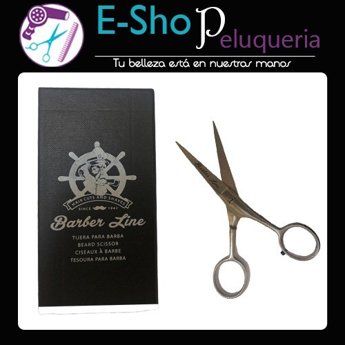 Tijera Barber Line 4,6" Tijera Para Barba Codigo 6281. Eurostil