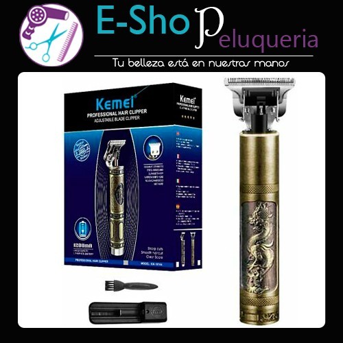 Maquina Trimmer Patillera de Corte Kemei 1974C