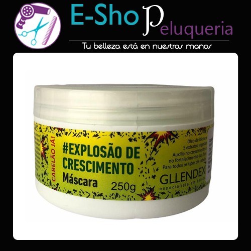 Máscara Explosion De Crecimiento Gllendex 250ml VEGANO