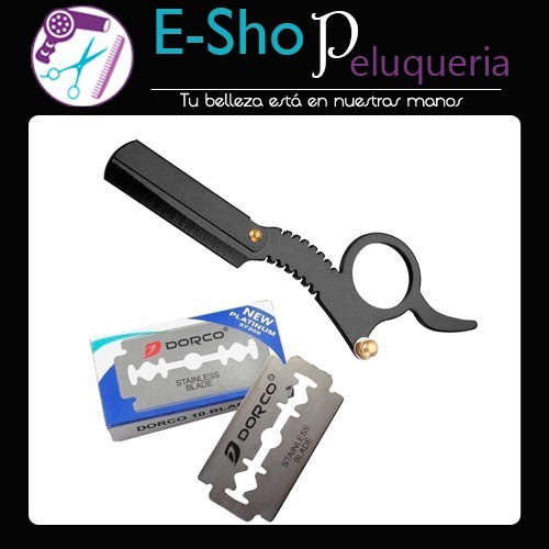 Navaja de Afeitar Dedo Profesional + Hojas de Afeitar Dorco