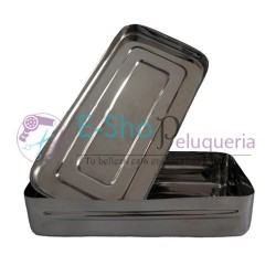 Caja de Acero Inoxidable 20 x 10 x 4 cms