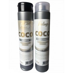 Kit Shampoo & Acondicionador COCO Para Cabellos Teñidos Frilayp