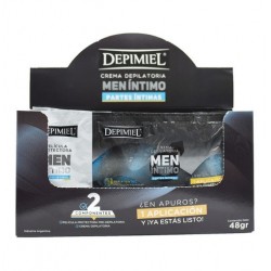 Pack Crema Depilatoria Hombre Depimiel Men Intimo 10 Sobres