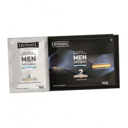 Pack Crema Depilatoria Hombre Depimiel Men Intimo 10 Sobres