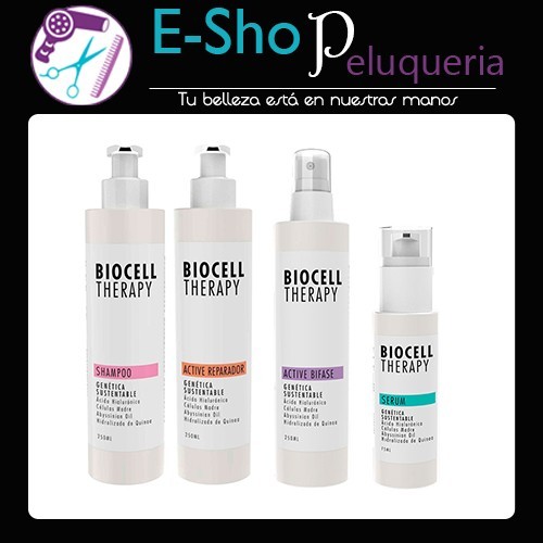 Shampoo + Acondicionador + Serum + Bifase Biocell Therapy