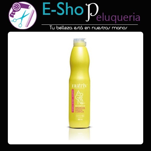 Shampoo Argan Oil Keratin Complex Nutriv Exiline x 250ml