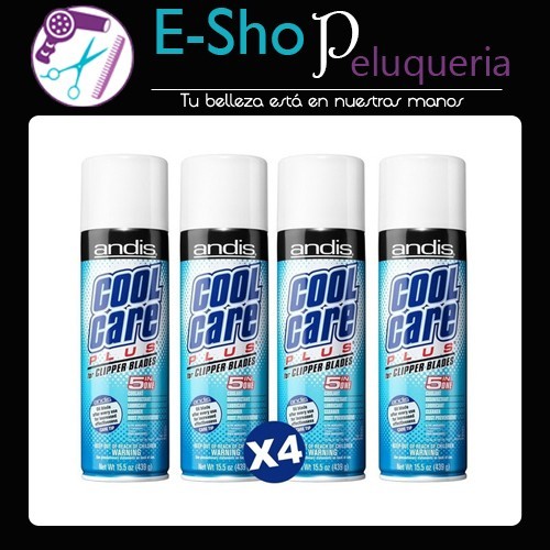 Kit 4 Lubricantes Cool Care Plus 5 En 1 Andis Spray