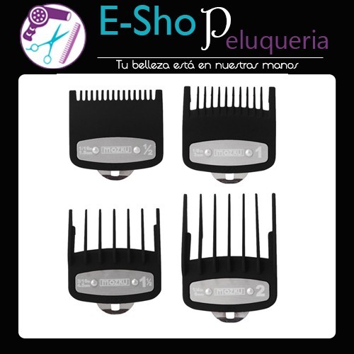 Set De 4 Alzas Para Maquina De Corte Wahl Barber Peluqueria