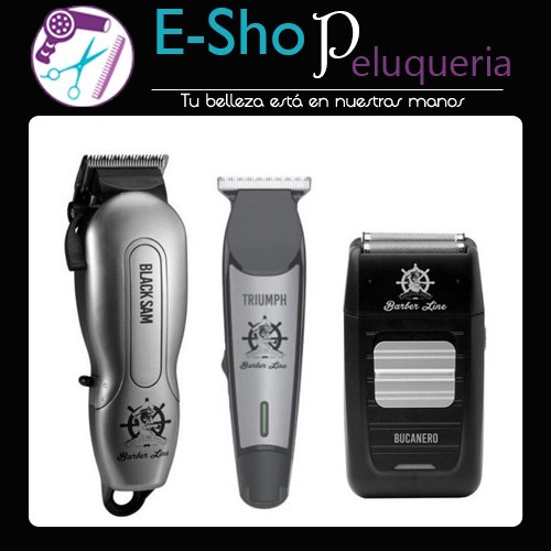Kit Maquinas de Corte Eurostil Black Sam + Triumph + Bucanero