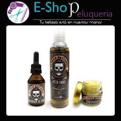 El Gran Bastardo Kit Ablandador Barba + After Shave + Cera para Bigotes