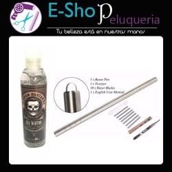 Kit Pen Razor Barber + Gel Neutro de Grecas El Gran Bastardo