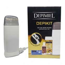 Set Derretidor Depimiel Depikit + 3 Cera Roll On 100 Bandas