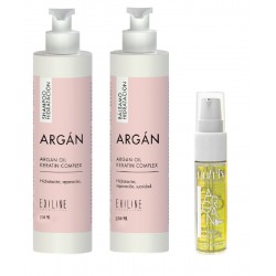 Exiline Kit Argan Shampoo + Balsamo 250ml + Serum Argan Oil 15 Ml