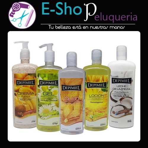 Kit Pre Y Post Depilacion Depimiel X 5 Productos