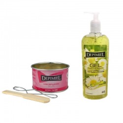 Kit Depimiel Cera En Lata + Gel Post-depilatorio X500ml