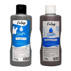 Kit Shampoo + Acondicionador Neutro Frilayp Pre Alisados Grande x 1lt