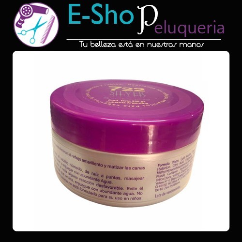 Mascara Silver 722 Volbucle Matizador Desamarillador Grises Rubios x 250grs