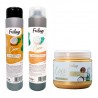Kit Shampoo + Acondicionador + Mascara Coco Frilayp Pelo Seco